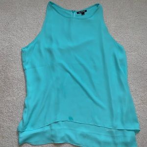 Turquoise tank blouse